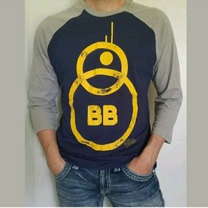Mens Fifth Sun Star Wars Droid BB 8 T Shirt XL